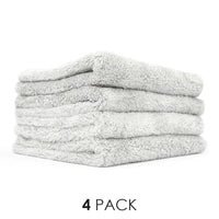 Double Plush Edgeless Microfiber Towel (Gray)